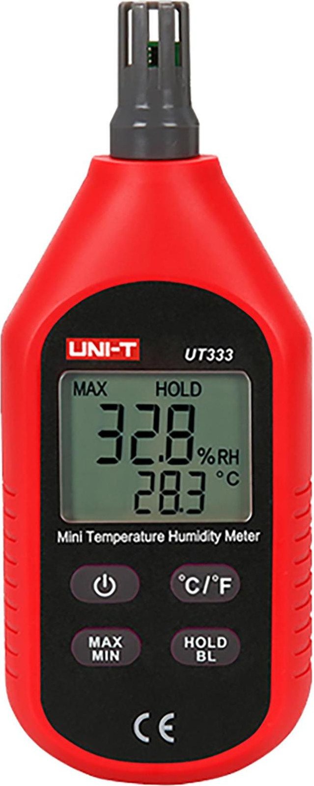 UNI-T MIE0285 UT333 Temperatuur- en vochtigheidsmeter