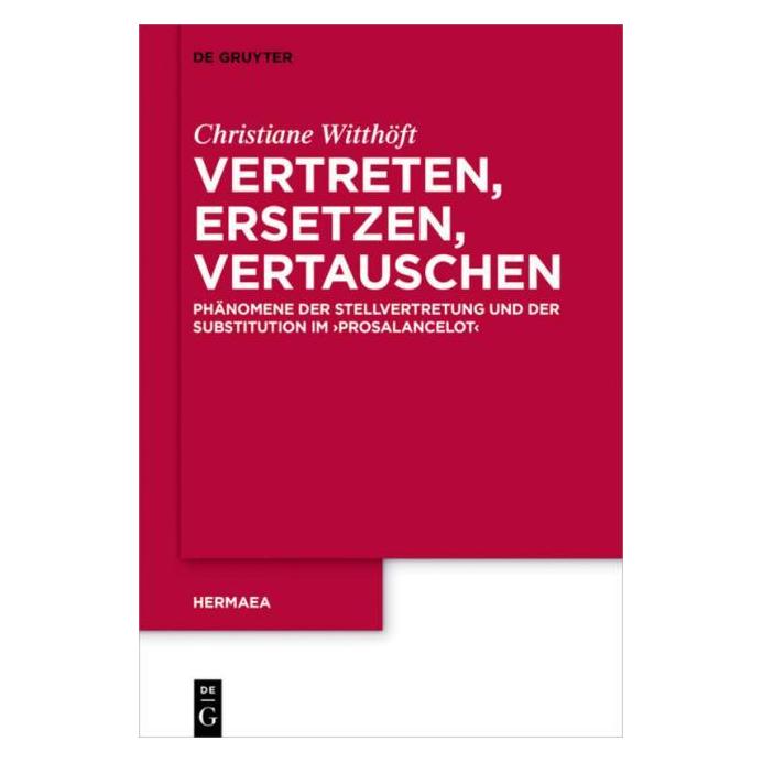 De Gruyter Witthöft:Vertreten, Ersetzen, Vertausch (67767831)