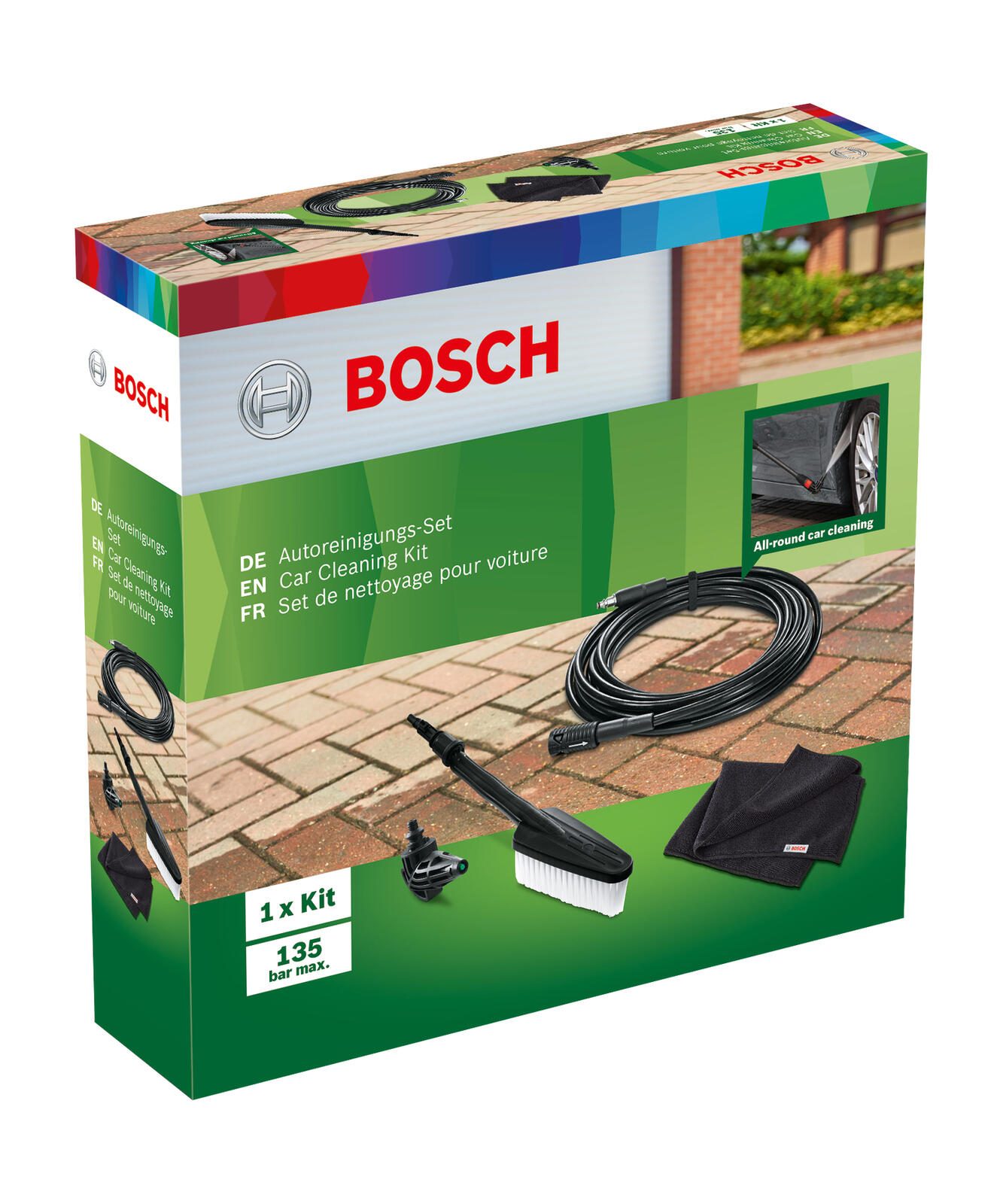 BOSCH Home & Garden Dachrinnen- und Rohrreinigungs-Set für Hochdruckreiniger F016800572
