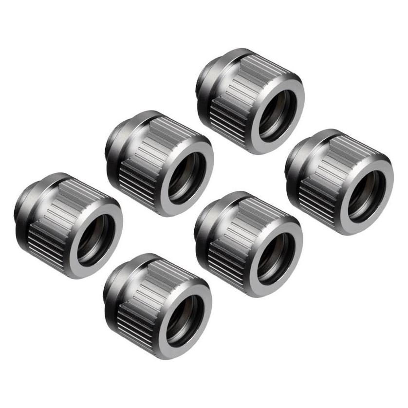 EKWB EK-Quantum Torque HTC 12 - 6er-Pack, Satin Titanium (3831109824566)