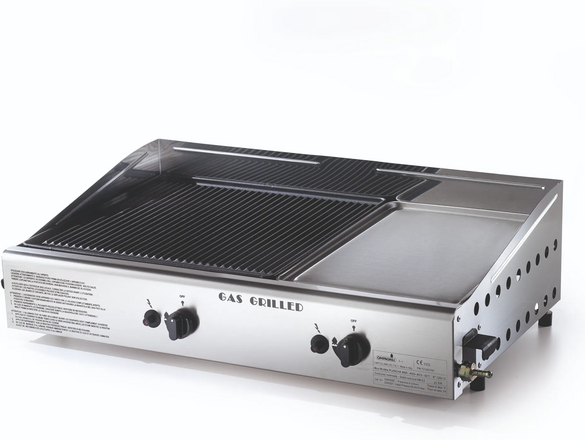 Ompagrill Double 4070/M - Plancha a gas