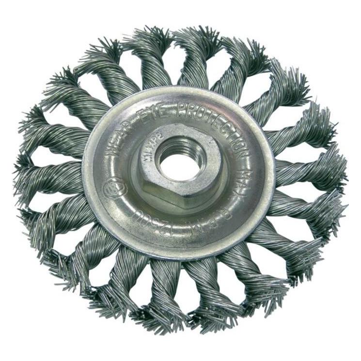 Proline Wire disc brush, steel. tw.fi = 125mm, m14 (32532)