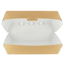 MONOUSO - Riesig Kraft Burger Box 23 x 17,5 x 8 cm (25 Stück)