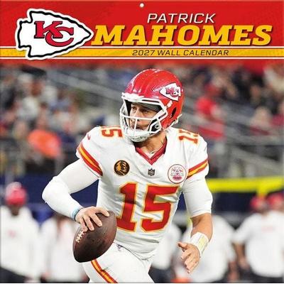 Kansas City Chiefs Patrick Mahomes 2027 Wall Calendar