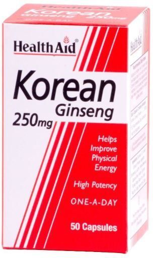 HealthAid Korean Ginseng Root 50 Capsules