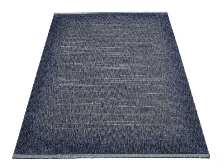 Teppich MUSTERRING MEMPHIS , blau (jeans), B:140cm H:8mm L:200cm, Polyester, Teppiche, Teppich, exlcusive MUSTERRING DELUXE COLLECTION mit seidigem Glanz