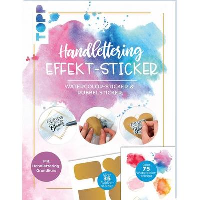 Handlettering Effekt-Stickerbuch, Taschenbuch von Ludmila Blum,Frechverlag, Frechverlag GmbH, 978-3-7724-4983-3