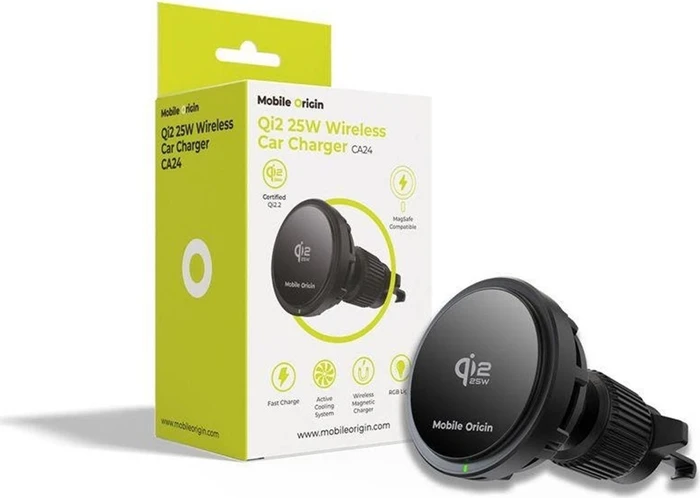 Mobile Origin Qi2 25W Wireless Car Charger CA24