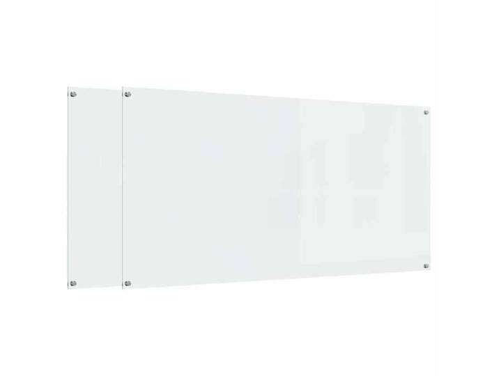 Moderne Crédence de cuisine 2 pcs Transparent 120 x 60 cm verre trempé Ustensiles & accessoires de cuisine @EU52267