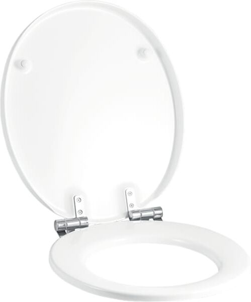 Abattant WC Geberit 575200000 blanc , charnières en acier inoxydable, avec couvercle