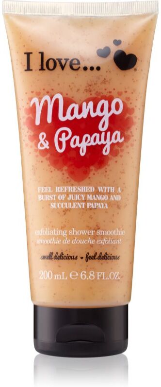 I Love Mango & Papaya Shower Scrub 200 ml
