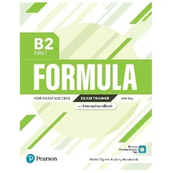 Formula B2 First Exam Trainer and Interactive eBook with Key, Schulbücher von Pearson Education, Collectif