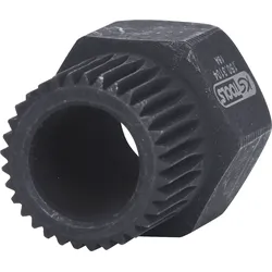 KS Tools Vielzahneinsatz 22,0 mm, 33 Zahn, gebohrt - 150.3104