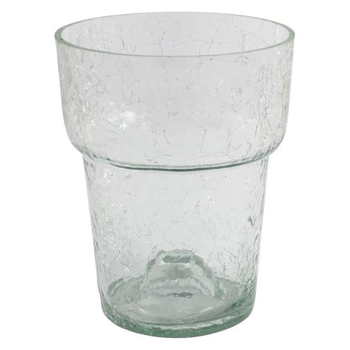 Domoletti Flowerpot OSK RANT XL, Ø 16.5 cm, transparent (16.50 x 18 cm) (5907483428114)