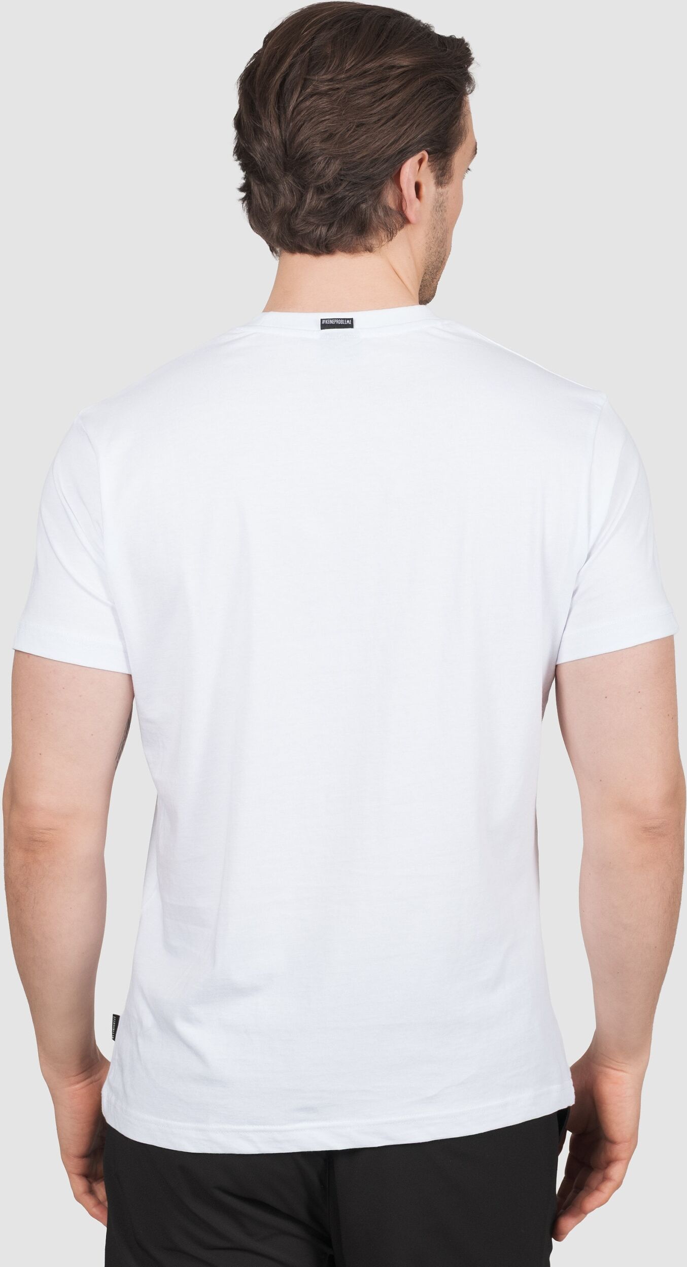 T-Shirt KLEINIGKEIT "Kleinigkeit Bois Straightcut Shört Karma kommt", Herren, Gr. XXL, weiß, 100% Baumwolle, unifarben, normal, Rundhals, Shirts T-Shirt