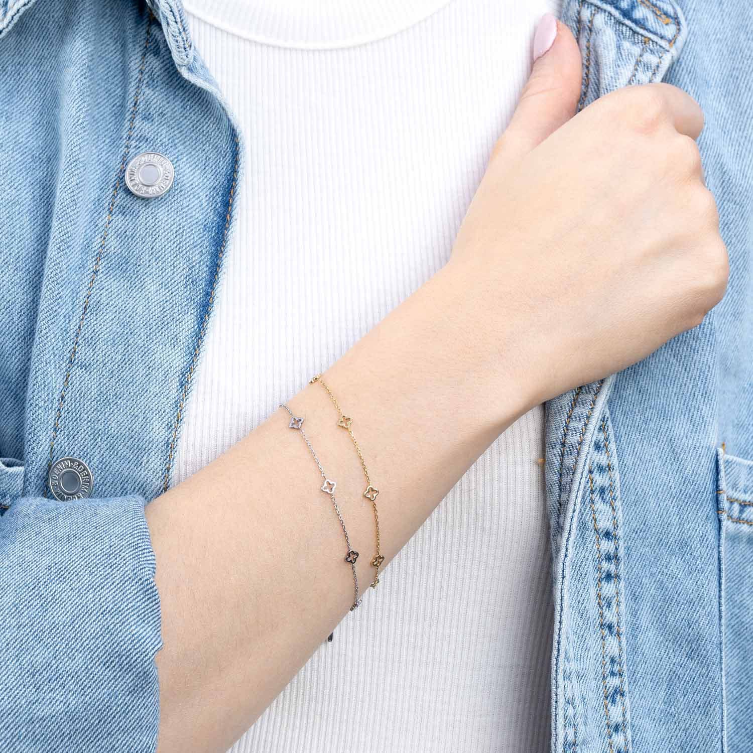 Ciao! By Leonardo Edelstahlarmband CIAO BY LEONARDO "Janna CIAO", gold (gelbgoldfarben), Armbänder, Damen, 19,5cm, Edelstahl, Edelstahlarmband