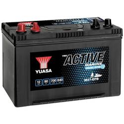 Yuasa Marine M27-EFB Bootsbatterie 12 V 90 Ah Poltyp: TM M27EFB