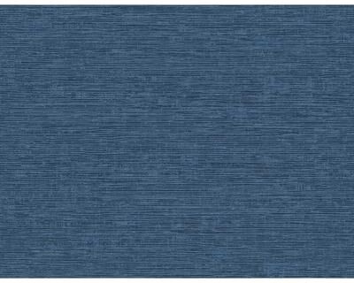 A-Street Prints Tiverton Indigo Faux Grasscloth Wallpaper