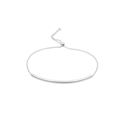 Armkette ELLI "Armband Basic Silberelement Minimal 925 Silber" Gr. 160, silber, Armbänder, Damen, Silber 925 (Sterlingsilber), Armkette