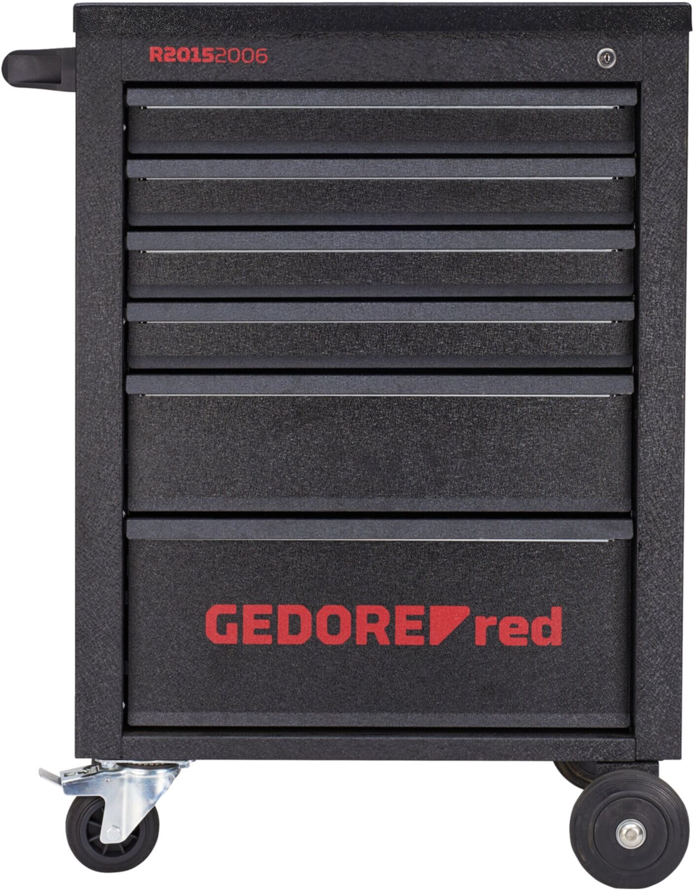 Gedore Red Werkzeugwagen MECHANIC R69003000 mit 6 Schubladen R20152006 + Sortiment R21010002 166-teilig (3300013)