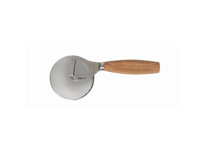 Diverse Pizzaschneider Oslo+ silber-braun Edelstahl/holz T 8.1 cm - Pizzaschneider