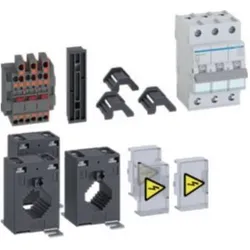 Hager, Verteilerschrank Zubehör, HAG ZY2505LM Bestückungspaket,für LM-Anw.,250/5A Wandler,LS-Schalter 3-pol. B