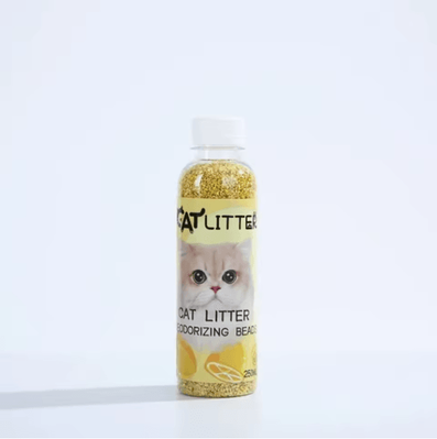 Inspire Picks Cat Litter Deodorizing Beads Odor Eliminator For Fresher Litter Boxes yellow