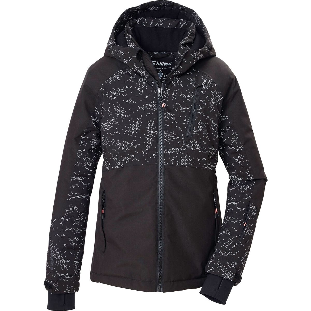 killtec KSW 189 Girls Ski Jacket schwarz (00200) 152 44785-000-00200-152