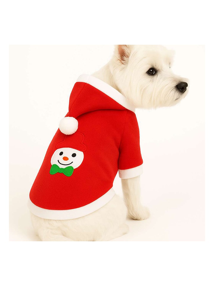Paws&Whiskers Hundehoodie in Rot - M