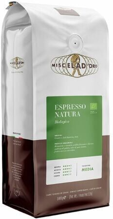 miscelaDOro Miscela D'oro - Espresso Natura - Bio-kaffeebohnen 1 Kg - MaxiCoffee