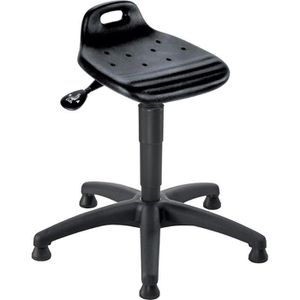 meychair Stehhilfe Assistant Basic, A3-TG-PU2, mit Rückenlehne, PU-Schaum, schwarz, 41-54 cm