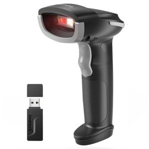 Inateck Barcode-Scanner Hyper 260_black, kabellos, USB, Bluetooth, Funk, 2D Imager, Handscanner