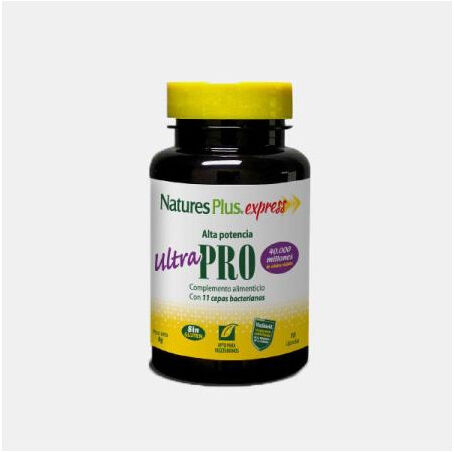 NATURES PLUS PROBIOTICOS EXPRESS ULTRA PRO 10 CAPSULAS