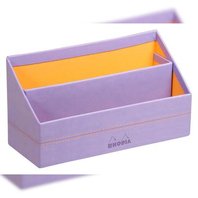 Rhodiarama Briefständer aus Kunstleder, 25x10x14 cm - Schwertlilie 318849C