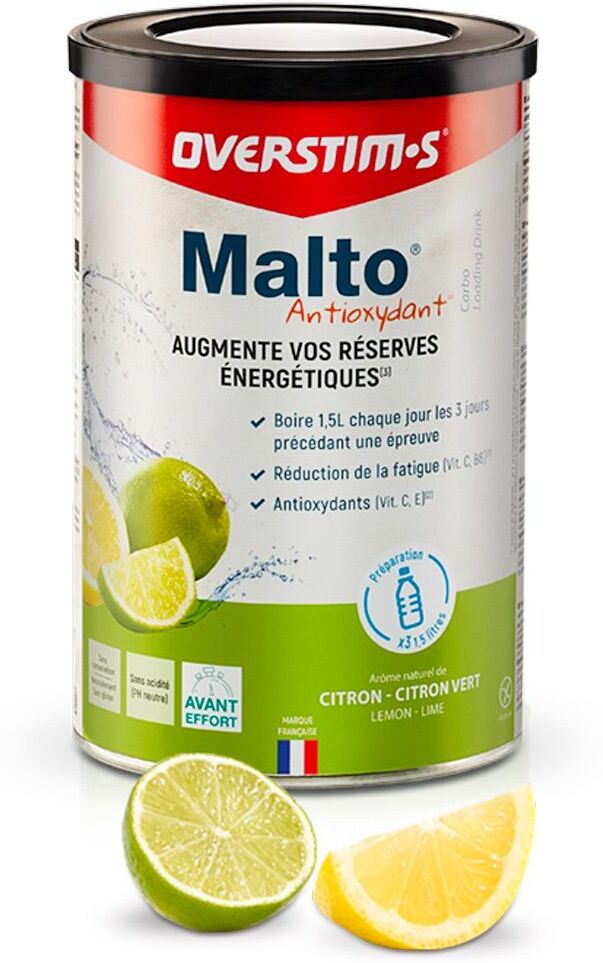 Overstims  - Malto Antioxydant 450 g. Citron & Citron Vert - Boisson