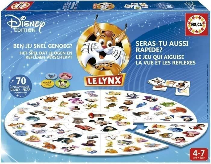 Educa Lynx Disney Bilderspel 100 jaar Disney Pixar met 70 afbeeldingen
