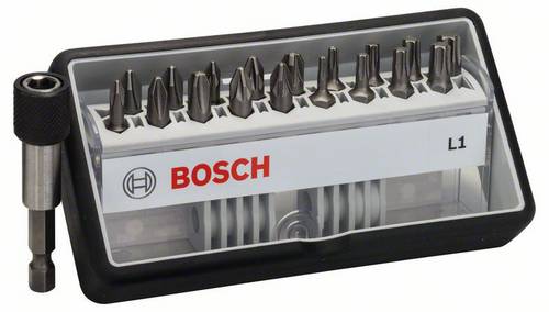 Bosch Accessories Robust Line 2607002567 Bit-Set 19teilig Kreuzschlitz Phillips, Kreuzschlitz Pozidriv, Innen-Sechsrund (TX)