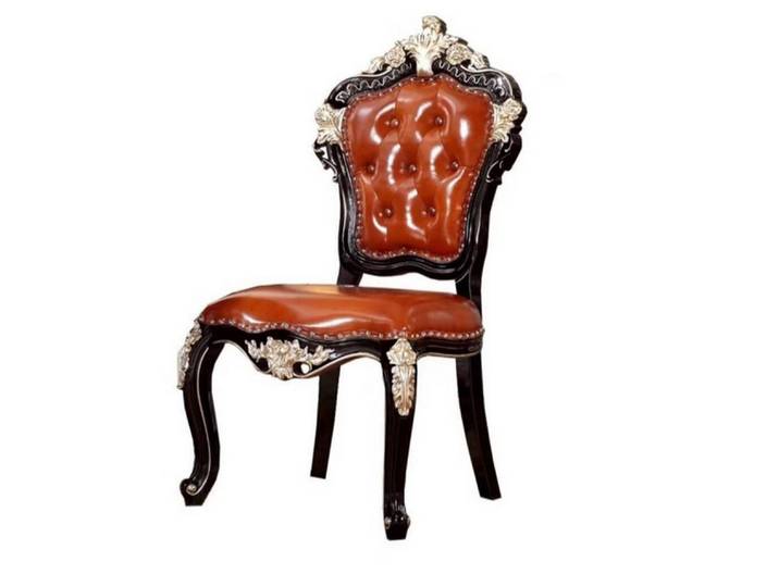 JVmoebel Esszimmerstuhl Exklusiver Klassischer Designer Sitzstuhl Massivholz Polsterstuhl, Made in Europa