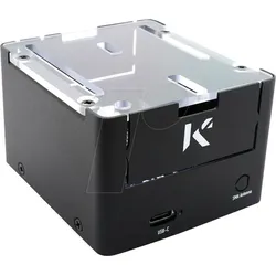 KKSB CASE 62195 - Gehäuse für Arduino Uno Q, Alu, schwarz