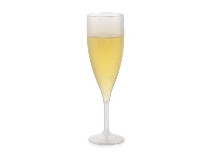 Flûte à champagne 13 cl en polypro transparent - Lot de 100