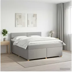 vidaXL, Boxspringbett, Boxspringbett (180 x 200 cm)