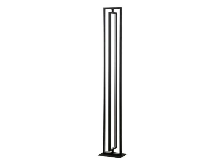 Lampadaire en aluminium, fer et pvc noir 121 cm