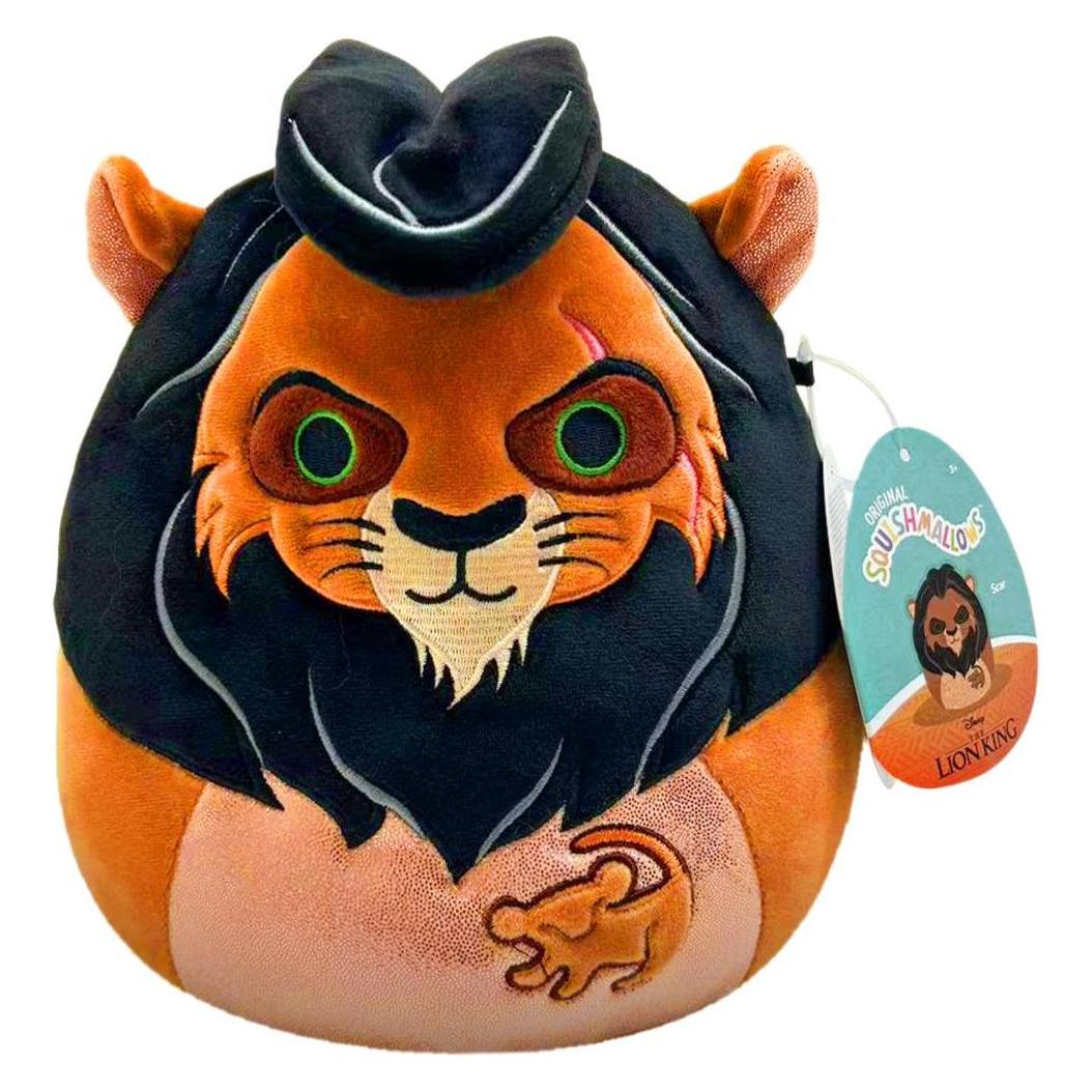 Squishmallows König der Löwen Scar, 20cm (Disney Lion King) (20 cm) (SQDI00550)
