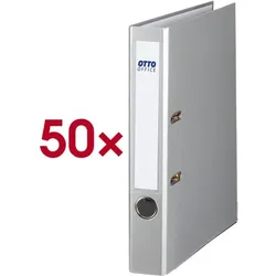 OTTO Office Premium 50x Ordner »Silver Edition« silber, 5x32x28.5 cm