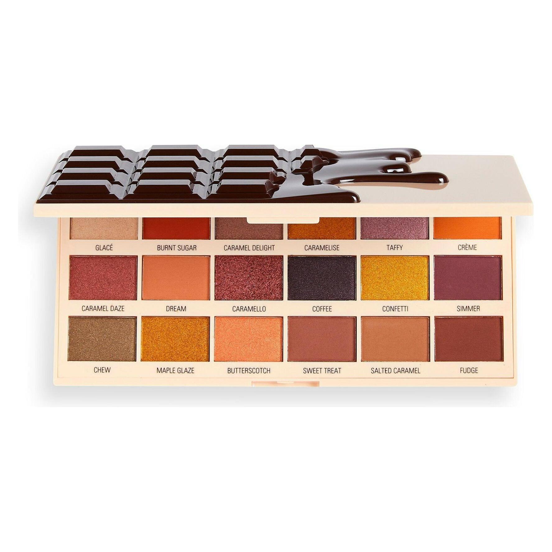 Makeup Revolution Chocolate Carmel Nudes Eye Shadow Palette (Braun, Bronze, Kakao, Karamell, Nude) (21059180)