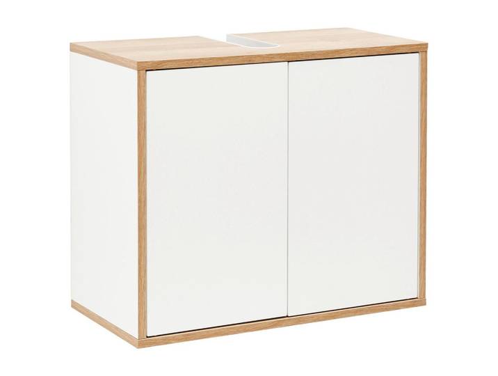 Waschbeckenunterschrank Finn B: 60 cm, Weiß