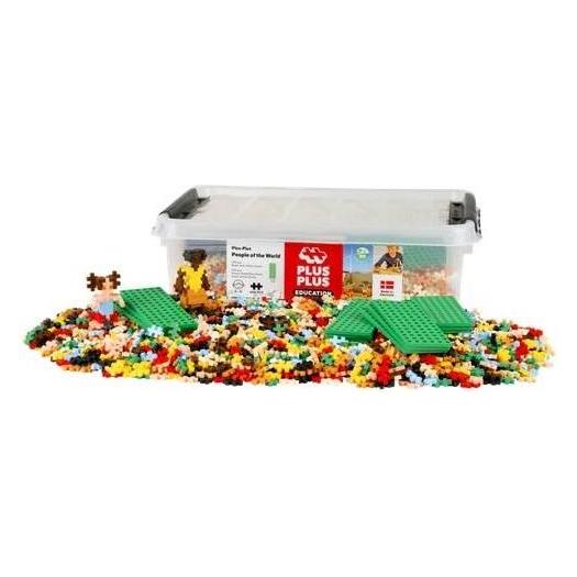 Plus-Plus Lerne, Menschenblöcke zu bauen, 2400 Teile (48994303)