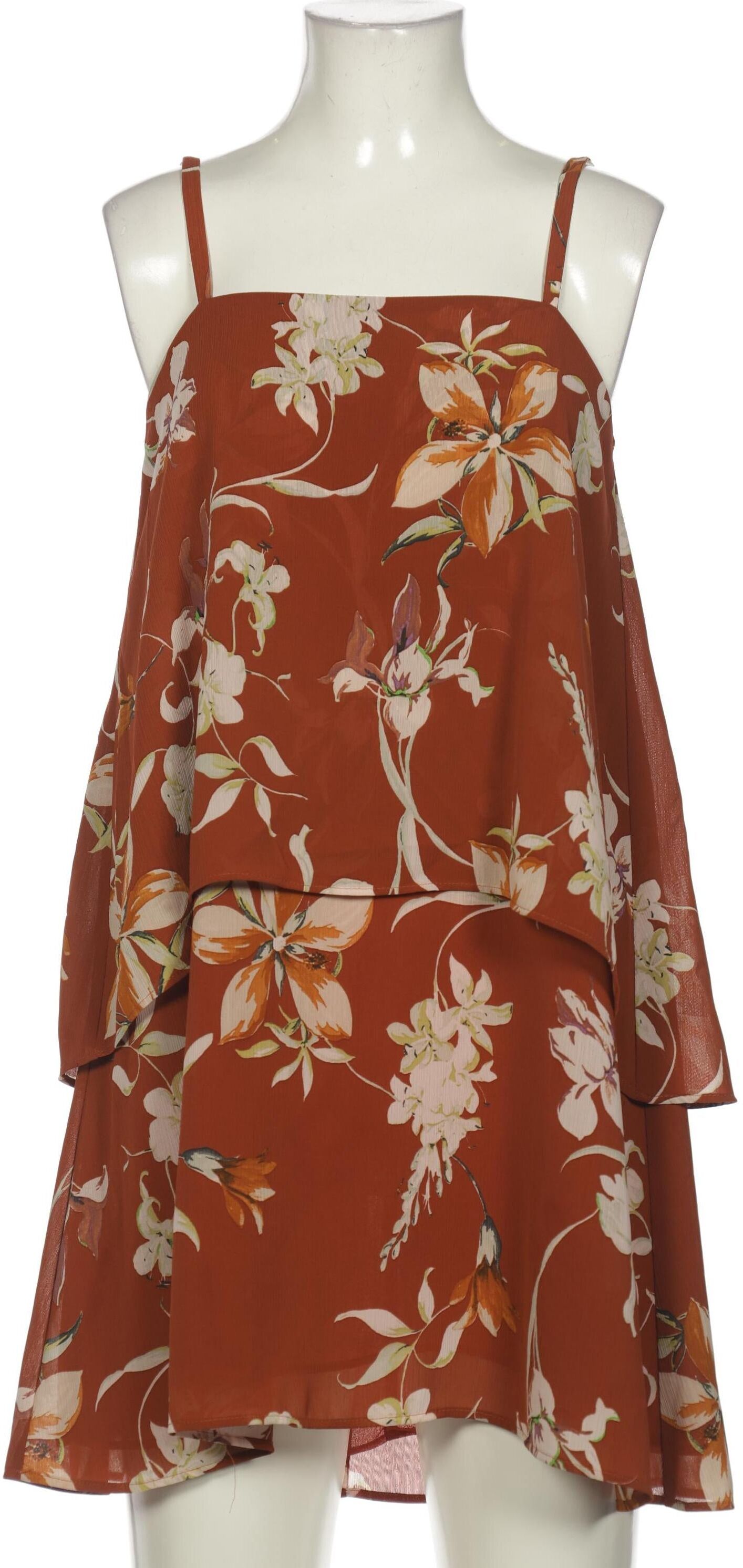 Mango Damen Kleid, Orange, Gr. XS, Synthetik - Second Hand