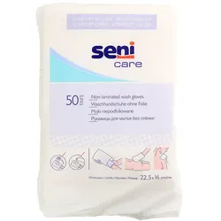 SENI Waschhandschuhe Unfoliert 50 St