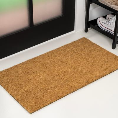 JONATHAN Y Classic Natural Coir Mat Indoor/Outdoor